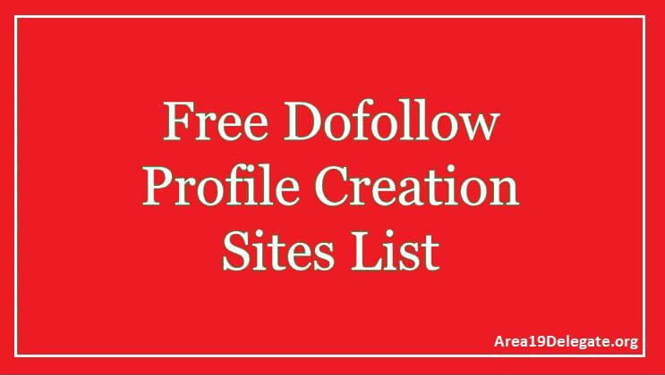 Profile creation sites